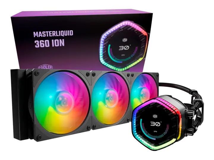 COOLER MASTER SISTEMA DE ENFRIAMIENTO LIQUIDO COOLER MASTER MASTERLIQUID 360 ION, ARGB (MLY-D36M-A24PZ-R1)