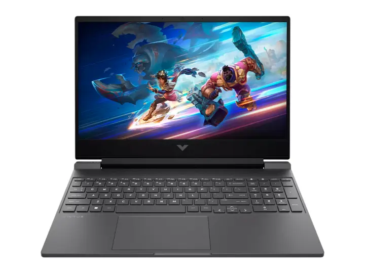 LAPTOP HP RYZEN 7-7445HS VICTUS 15-FB3018LA GAMING (BT4F5LA#ABM) 15.6 FHD 144HZ IPS, RAM 8GB, SSD 512GB, RTX 3050 6GB, WIN11, MICA SILVER