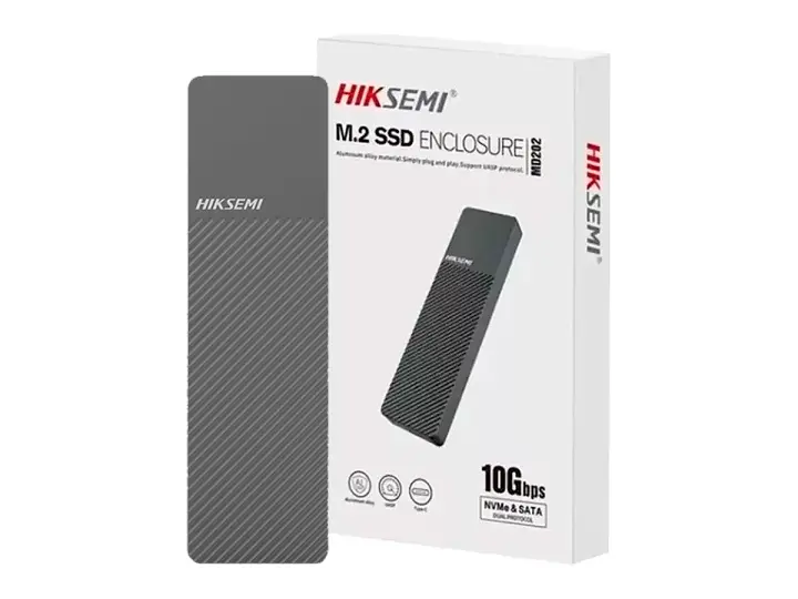 HIKSEMI EXTERNO SSD M.2 HIKSEMI MD202 ENCLOSURE METAL (HS-HUB-MD202) USB C 3.2 10GBPS, COMPATIBLE 2242, 2260 Y 2280