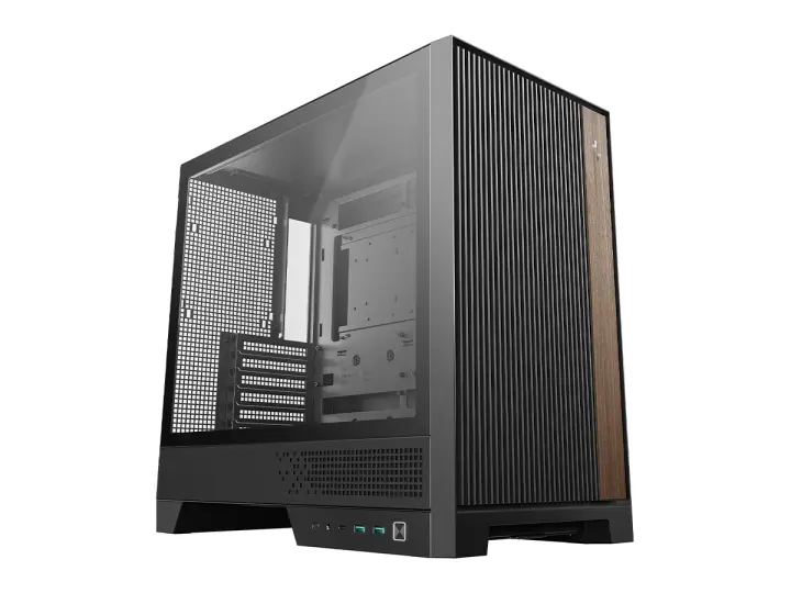 DEEPCOOL CL600 (R-CL600-BKNNA2-G-1) PANEL DE VIDRIO, 2 VENTILADORES, LED ARGB, NEGRO