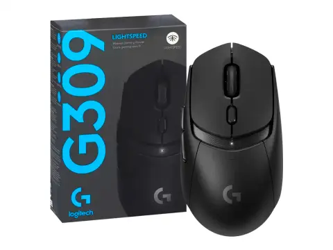 LOGITECH INALAMBRICO LOGITECH G309 LIGHTSPEED 25K (910-007198) HASTA 25.600 DPI, RECEPTOR USB, BT, NEGRO