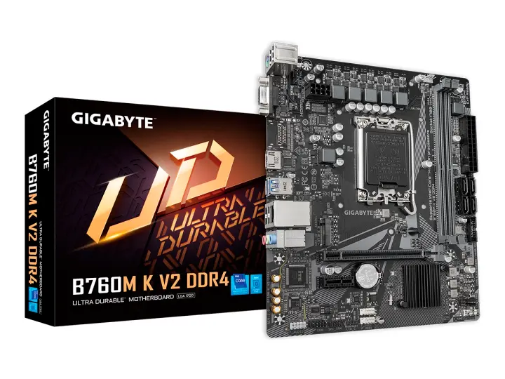GIGABYTE B760M K V2 DDR4 (B760M K V2-DDR4) SOCKET LGA 1700, RAM DDR4 BUSS 5333OC MHZ, 14VA, 13VA, 12VA GEN