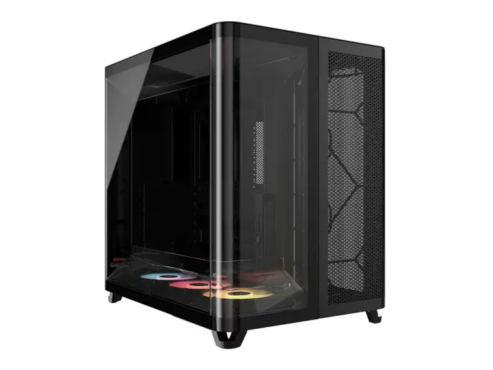 CORSAIR AIR 5400 RS R S/FUENTE (CC-9011318-WW) PANEL DE VIDRIO, 3 VENTILADORES, LED RGB, NEGRO