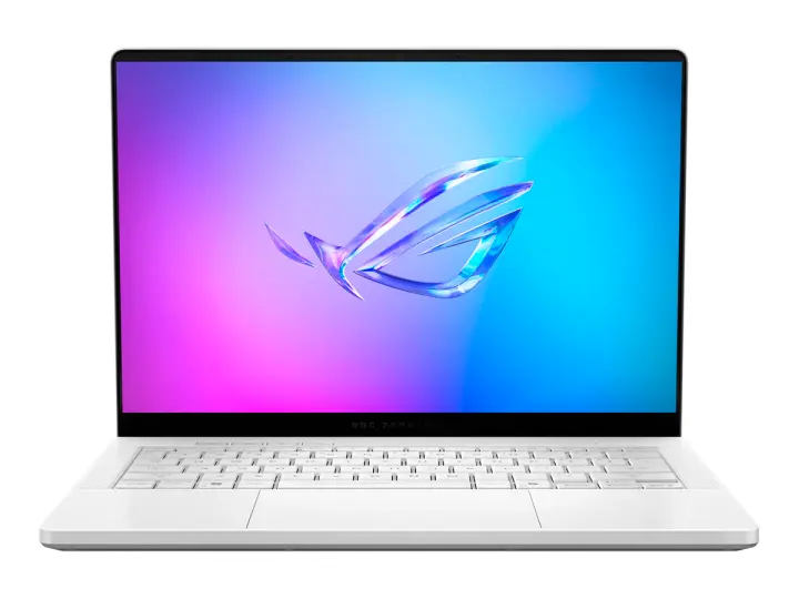 ASUS LAPTOP ASUS AMD RYZEN 9 270 ROG ZEPHYRUS G14 GA403UM (GA403UM-G14.R9HX4) SSD 1TB ,RAM 16GB, RTX 5060 8GB, 14 3K OLED 120HZ, WIN11, PLATINUM WHITE