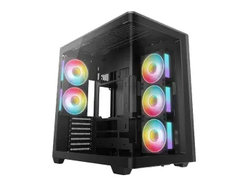 DEEPCOOL CG590U ATX 5 VENTILADORES, LED ARGB, NEGRO