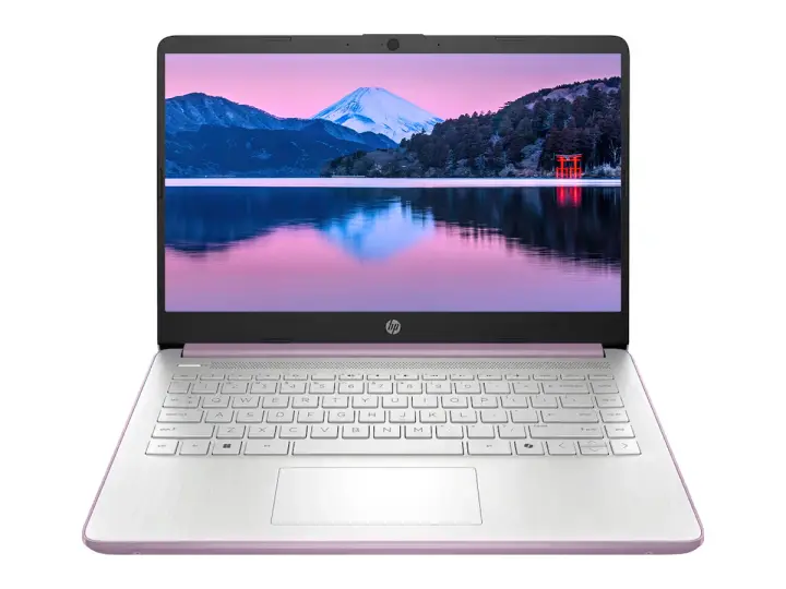 LAPTOP HP INTEL N150 14-DQ6104DX (D0SN8UA#ABA) PANTALLA 14 HD, RAM 4GB, 128GB UFS, WIN11 HOME, HONEY LAVENDER ING