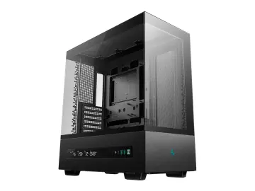 DeepCool CH690 Digital Black S/FUENTE Panel de Vidrio, Negro