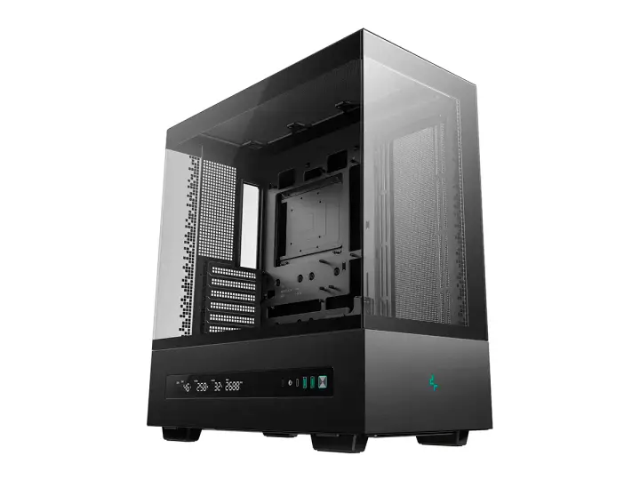 DeepCool CH690 Digital Black S/FUENTE Panel de Vidrio, Negro