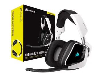 CORSAIR GAMING CORSAIR VOID RGB ELITE WIRELES ( CA-9011202-NA ) C/ MICROFONO | INALAMBRICO | BLANCO