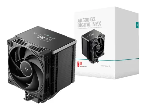 DEEPCOOL PARA PROCESADOR DEEPCOOL AK500 G2 DIGITAL NYX (R-AK500G2-BKNNMN-GJD-1) 120MM