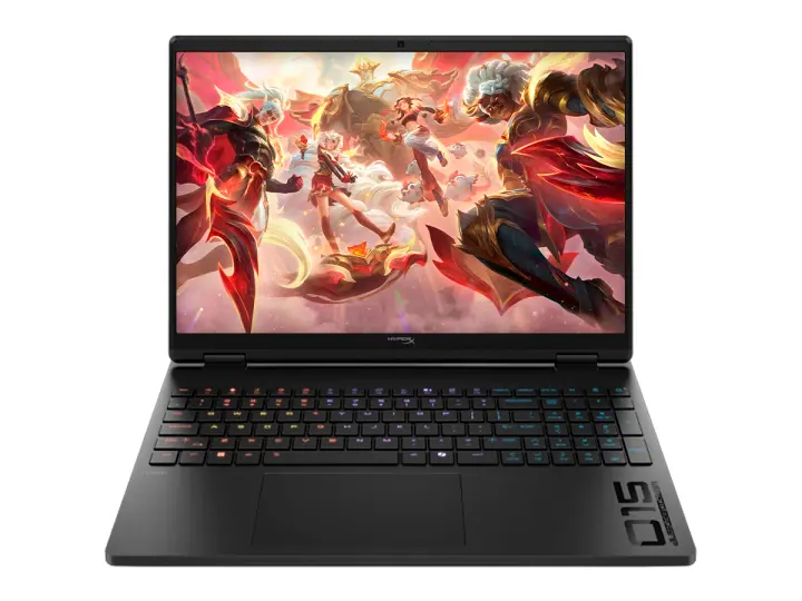 HYPERX LAPTOP HP CORE I7-14650HX OMEN HYPERX 15-GA0001LA (D62W3LA#ABM) RAM 16GB, SSD 1TB, RTX 5060 8GB, PANTALLA 15.3 2K 165HZ IPS, WIN11, BLACK, ESP RGB