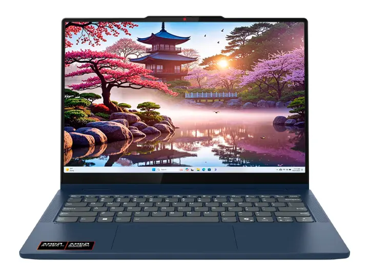 LAPTOP LENOVO 2-IN-1 RYZEN AI 7 350 IDEAPAD 5 14AKP10 (83KT001YUS) PANTALLA 14 WUXGA IPS TACTIL, RAM 16GB, SSD 1TB, WIN11, COSMIC BLUE