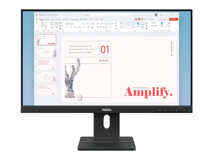 PLANO LENOVO THINKVISION E24-40, 23.8" WLED FHD IPS/HDMI/DP/VGA/PARLANTES (2WX2)