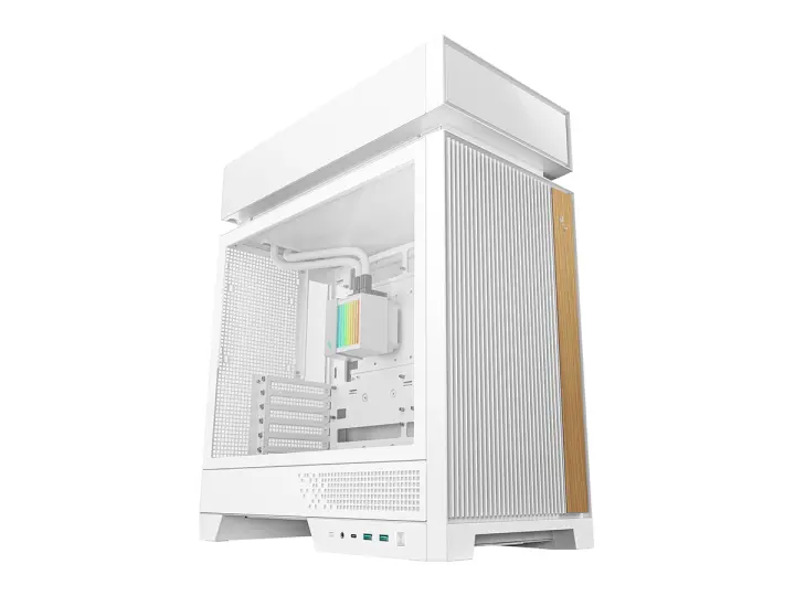 DEEPCOOL CL6600 WH (R-CL6600-WHNNA0-G-E-3) INC. SISTEMA LIQUIDO 360, 2 VENTILADORES, LED ARGB, BLANCO