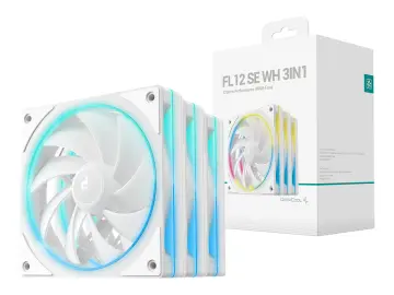 DEEPCOOL PARA CASE DEEPCOOL FL12 SE WH 3IN1 (R-FL12SE-WHAPN3-G-E-3) PACK 3 EN 1, 120MM, BLANCO-34090