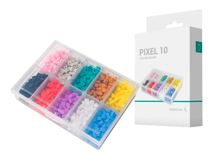 DEEPCOOL ACCESORIO PARA CASE BITS DEEPCOOL PIXEL 10 (R-PIXEL-10COLORS-G-1-E-3) 10 COLORES, 100 POR COLOR