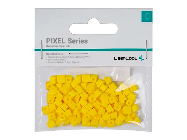 DEEPCOOL ACCESORIO PARA CASE BITS DEEPCOOL PIXEL YE (ACCADE0005-E-3) AMARILLO, 100 BITS