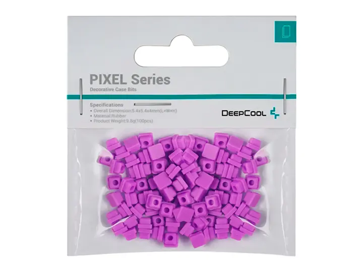 DEEPCOOL ACCESORIO PARA CASE BITS DEEPCOOL PIXEL TV (ACCADE0008-E-3) VIOLETA, 100 BITS