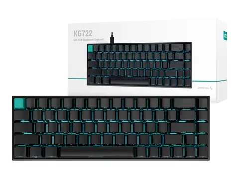 DEEPCOOL GAMER DEEPCOOL KG722 (PETEDE0002-E-3) MECANICO, SWITCH RED, LED RGB, NEGRO