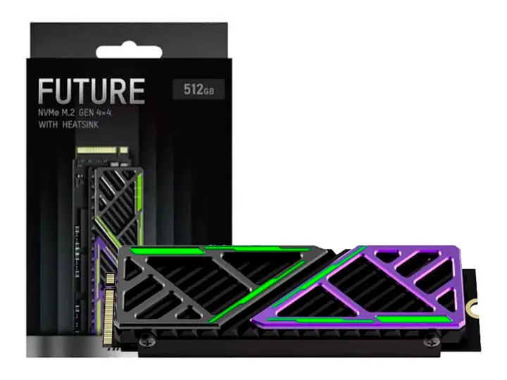 HIKSEMI UNIDAD DE ALMACENAMIENTO SSD M.2 PCIE HIKSEMI 512GB NVME FUTURE X, 2280 CON DISIPADOR (HS-SSD-FUTUREX 512G) HASTA 7050MB/S DE ESCRITURA