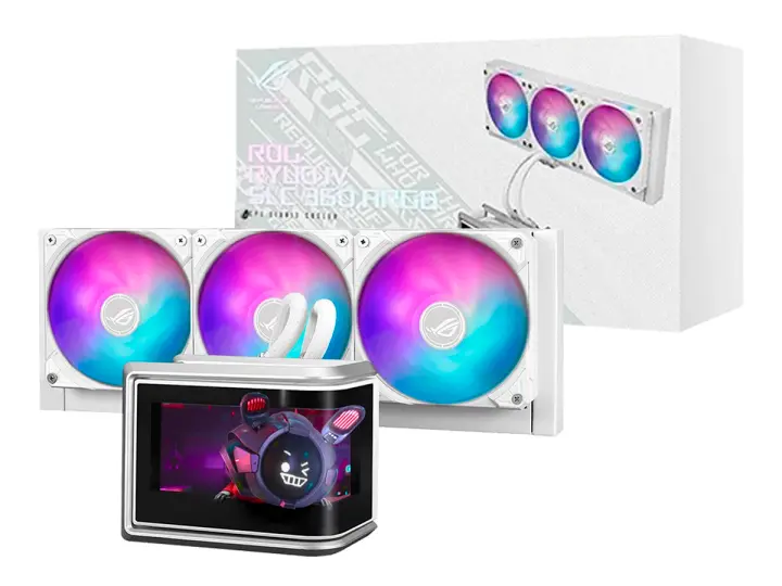 ASUS SISTEMA DE ENFRIAMIENTO LIQUIDO ASUS ROG RYUO IV 360 ARGB WHITE (90RC01N2-B0AAY0) LED - ARGB