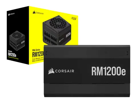 CORSAIR 1200W RM1200E (CP-9020258-WW) ATX, 80 PLUS GOLD, MODULAR, NEGRO
