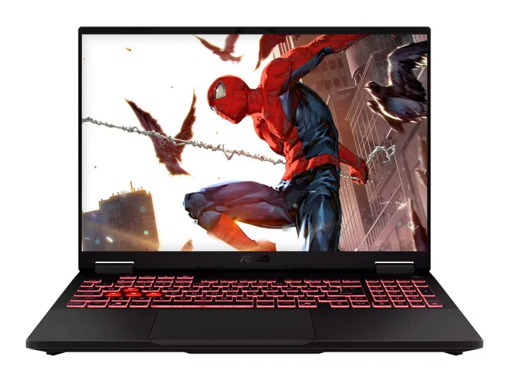 ASUS LAPTOP ASUS RYZEN 9-8940HX TUF GAMING A16 FA608PM-RV083W (90NR0MC1-M005N0) RAM 16GB, SSD 1TB, RTX 5060 8GB, PANTALLA 16 WUXGA 165HZ, FREEDOS, GRAY,ESP