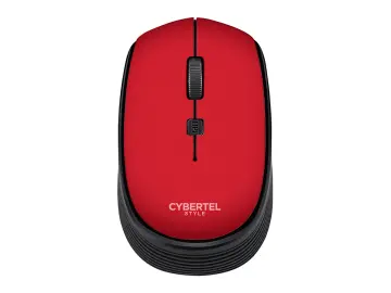 INALAMBRICO CYBERTEL CYB M312R, ROJO RECEPTOR USB, 1600 DPI, C/ BATERIA TRIPLE AAA, (CYB M312R)