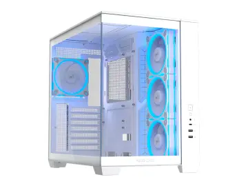 ASUS A32 PLUS S/FUENTE WHITE (A31 /WH/TG) PANEL DE VIDRIO, BLANCO