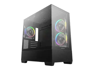 DEEPCOOL CG380 3F (R-CG380-BKAGM3-G) PANELES DE VIDRIO, 3 VENTILADORES, LED ARGB, NEGRO-34072