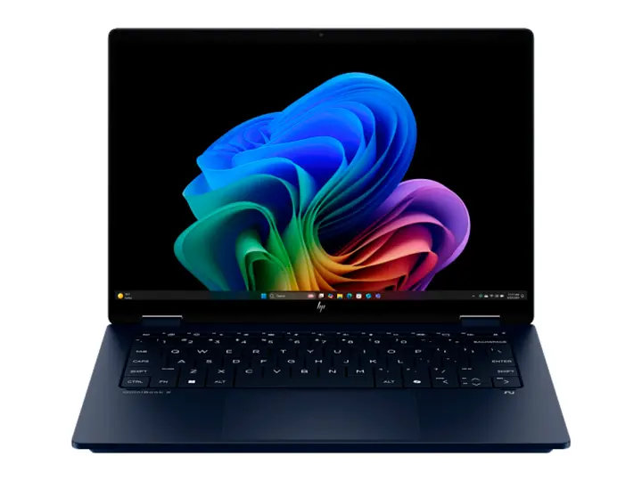LAPTOP HP CORE ULTRA 5 226V OMNIBOOK X FLIP 14-FM0013DX (B5UJ1UA#ABA) PANTALLA 14 2K TACTIL, RAM 16GB, SSD 512GB, WIN11, ABYSS BLUE