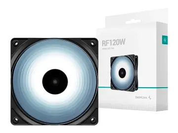 DEEPCOOL PARA CASE DEEPCOOL RF120W (DP-FLED-RF120-WH) 120MM, LED BLANCO-34091