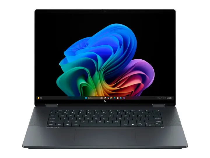LAPTOP HP CORE ULTRA 7-256V OMNIBOOK X FLIP 16-AS0023DX (B5UH1UA#ABA) PANTALLA 16 2K TÁCTIL, RAM 16GB, SSD 1TB, WIN11, ECLIPSE GRAY