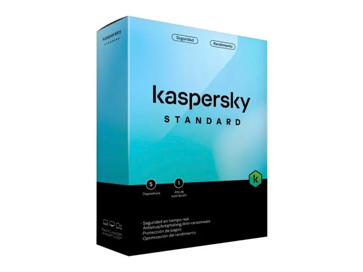 KASPERSKY STANDARD 5PC, 1AÑO (CAJA) KL1041D5EFS