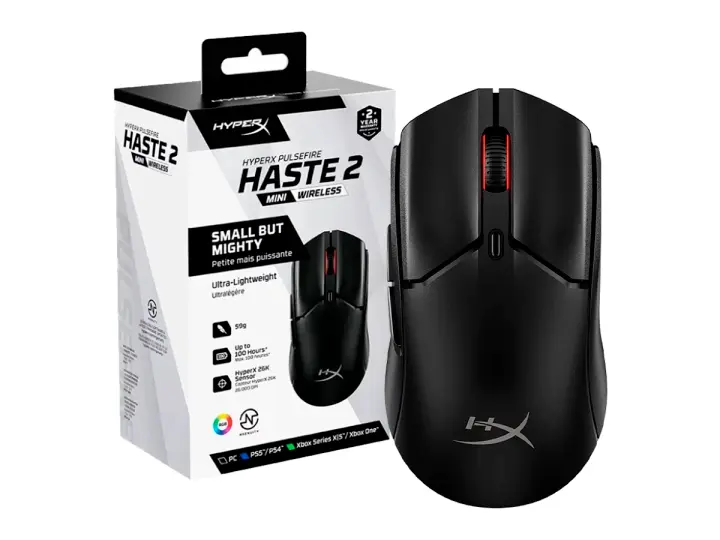 HYPERX PULSEFIRE HASTE 2 MINI WIRELESS BLACK 7D388AA