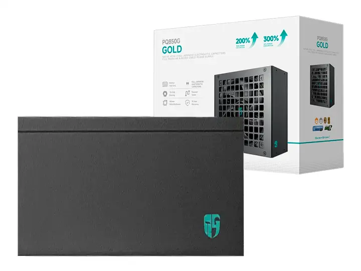 DEEPCOOL 850W PQ850G (R-PQ850G-FD1B-JGUS-V1) ATX, 80 PLUS GOLD, MODULAR, NEGRO-34080