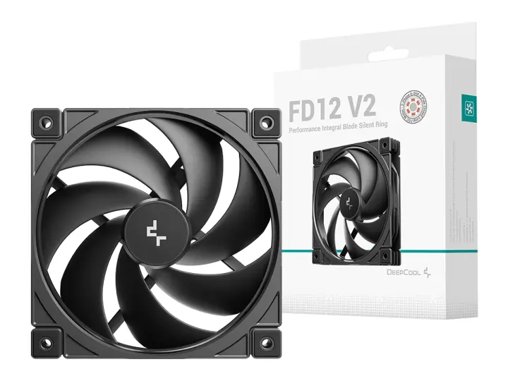 DEEPCOOL PARA CASE DEEPCOOL FD12 V2 (R-FD12V2-BKNPN1-G) 120MM, NEGRO-34088