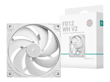 DEEPCOOL PARA CASE DEEPCOOL FD12 WH V2 (R-FD12V2-WHNPN1-G) 120MM, BLANCO-34092
