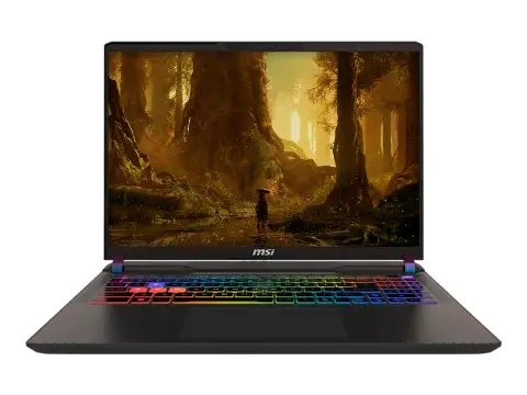 MSI LAPTOP MSI CORE ULTRA 7-255HX VECTOR 16 HX AI A2XWHG-275US (VECTOR16HXA2275) RAM 16GB, SSD 1TB, RTX 5070TI 12GB, PANTALLA 16 FHD+, WIN11, GRAY