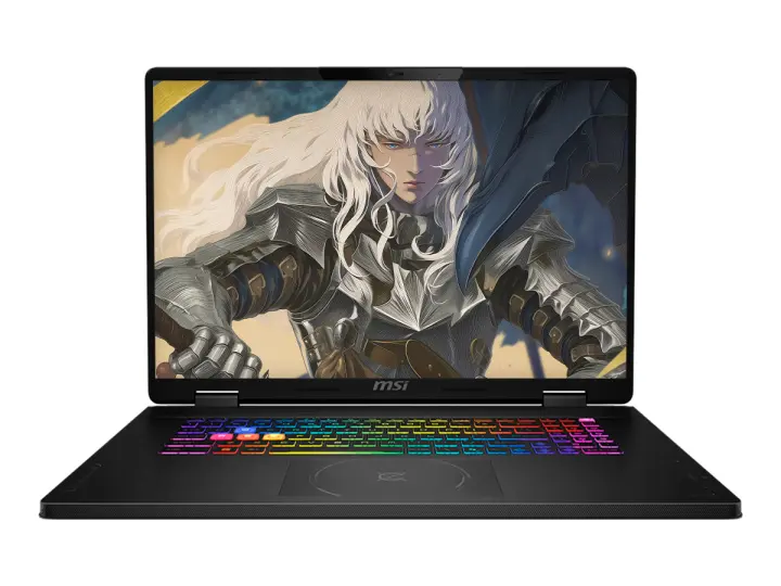 MSI Laptop AMD Ryzen 9 8940HX Crosshair A8WGKG-009US RAM 32GB, SSD 1TB, RTX 5070 8GB, Pantalla 18 QHD+ 240HZ, WIN11, Cosmo Grey