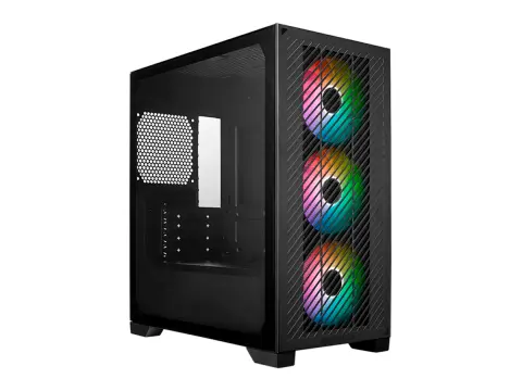 COOLER MASTER ELITE 301 (E301-KGNN-S00) 3 VENTILADORES ARGB M-ATX
