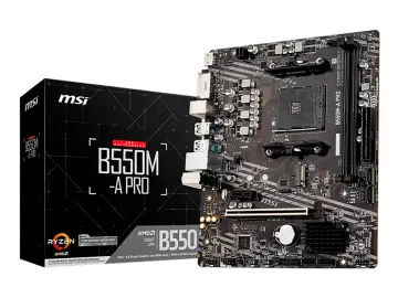 MSI PRO B550M-B , SOCKET AM4,(PRO B550M-B) DDR4, MICRO-ATX BUSS 4600OC MHZ