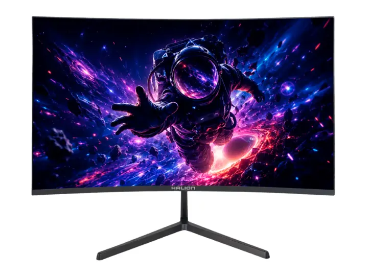 HALION CURVO HALION 24 PULGADAS (HG2406FC) GAMING 180HZ, FHD, CURVO, 1MS, 1 HDMI, 1 DP, USB, VA