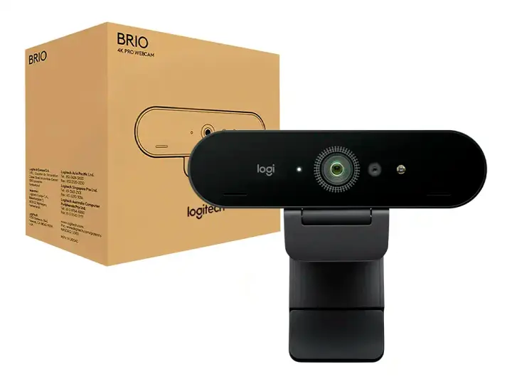 LOGITECH CAMARA WEB LOGITECH B2B BRIO 4K (960-001723) 4K 3840 X 2160, MICRÓFONO INCORPORADO, NEGRO