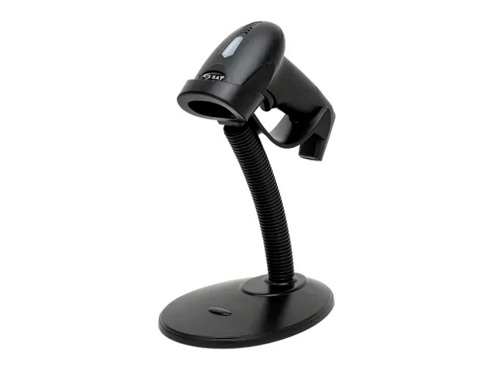 ESCANER LASER DE CODIGO BARRA SAT LD101R+1 (SATLD101R+1) NEGRO