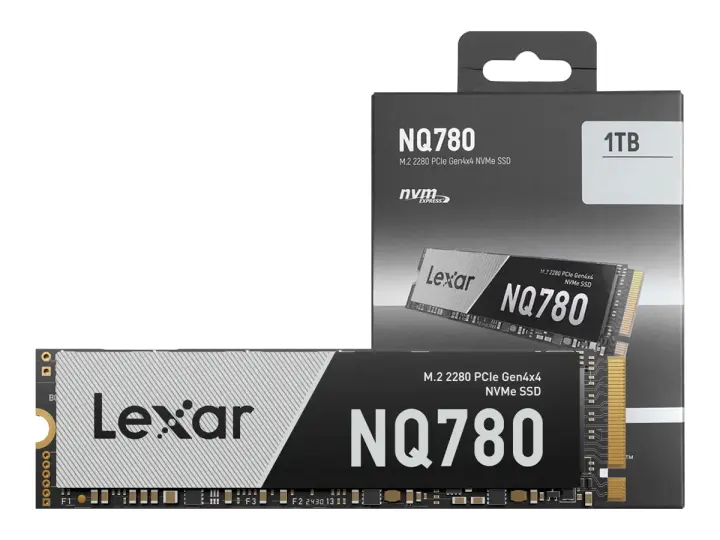 UNIDAD DE ALMACENAMIENTO SSD M.2 PCIE LEXAR 1TB NVME NQ780 (LNQ780X001T-RNNNG) HASTA 6000MB/S DE LECTURA