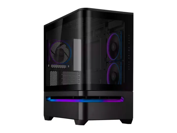 ASUS PRIME AP202 ARGB S/FUENTE (PRIME AP202 ARGB BLACK) PANEL DE VIDRIO, NEGRO, MICRO ATX