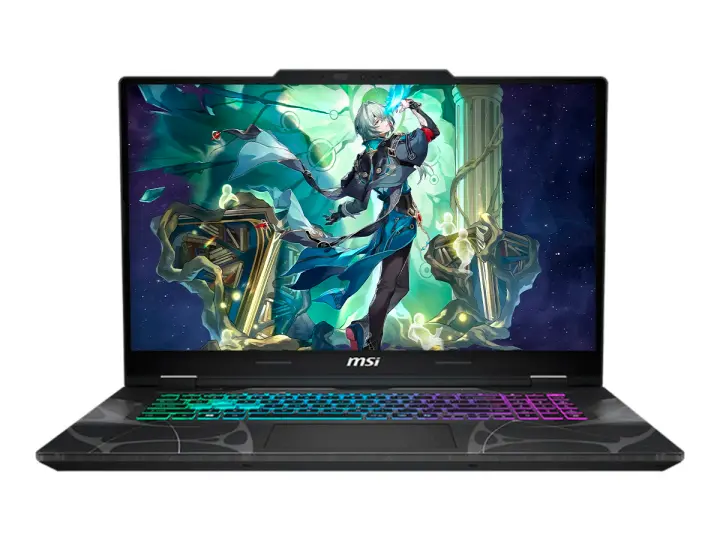MSI LAPTOP MSI CORE 5 210H CYBORG 17 B2RWFKG-039US (CYBORG17B2039) PANTALLA 17.3 FHD, RAM 16GB, SSD 512GB, RTX 5060 8GB, WIN11, TRANSLUCENT BLACK