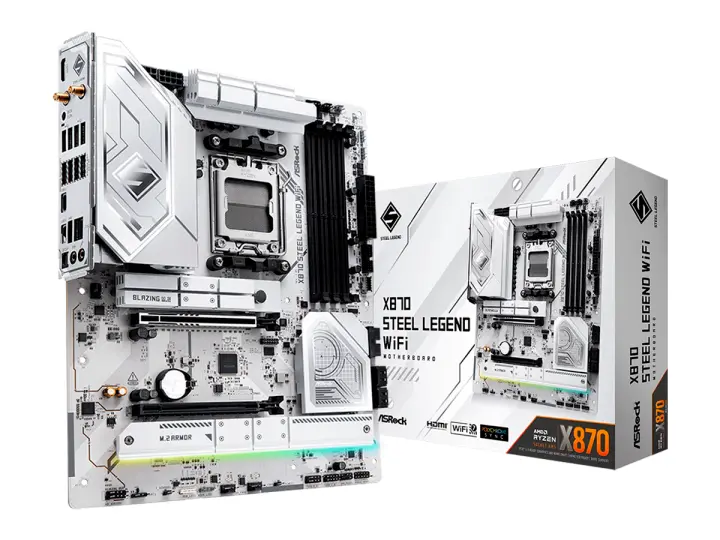 ASROCK X870 STEEL LEGEND WIFI (X870 STEEL LEGEND WIFI) SOCKET AM5, RAM DDR5