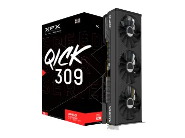 XFX SPEEDSTER QICK 309 RADEON RX 7600XT, (RX-76TQICKBP) 16GB, 128 BITS, GRAFICO PARA VIDEOJUEGOS, 3 VENTILADORES, PCI 4, (RX-76TSWFTF
